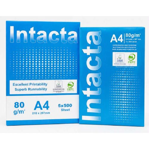 CARTA A4 INTACTA 80GR PEFC 500FF